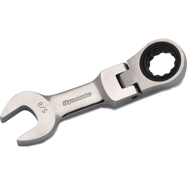 Tools 5/8" Stubby Flex Head Ratcheting Wrench